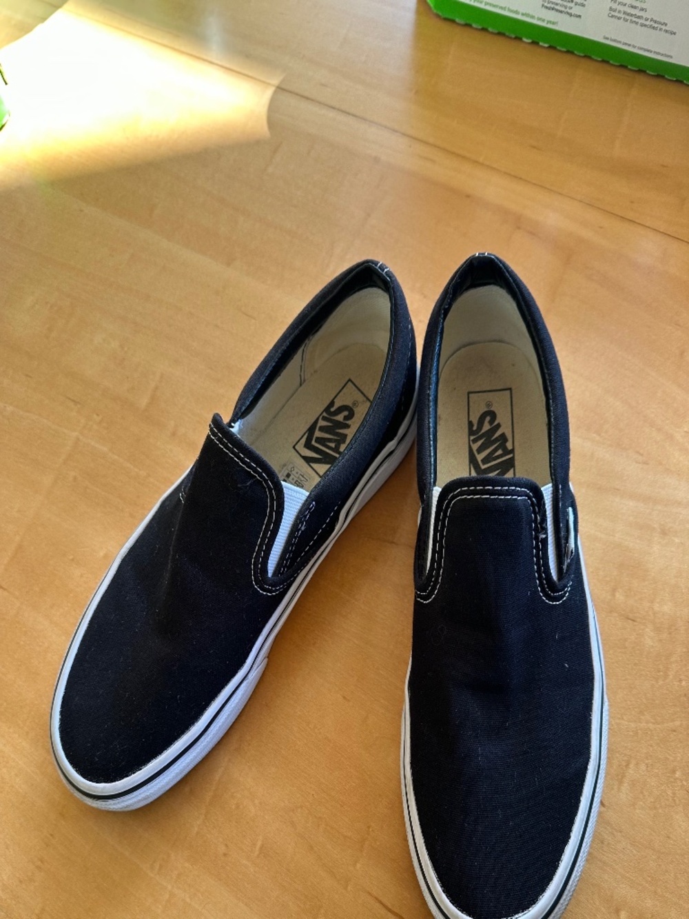 Vans Classic Slip On Shoe in Black